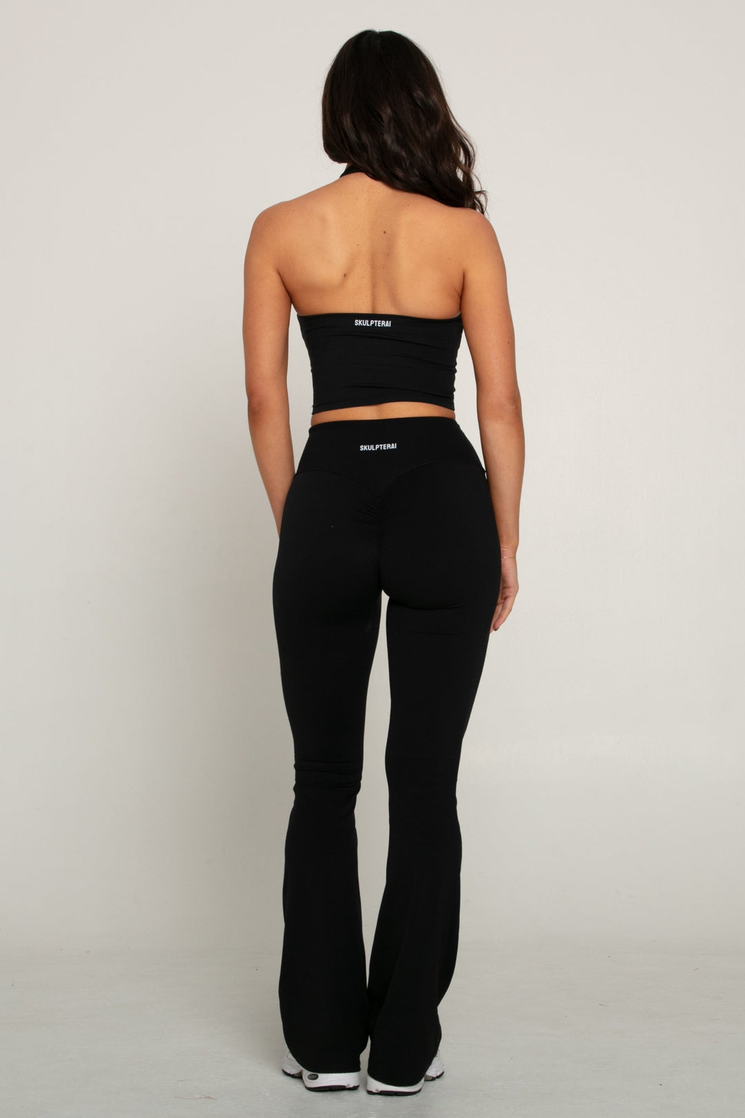 Mini Scrunch High Waisted Flare Legging