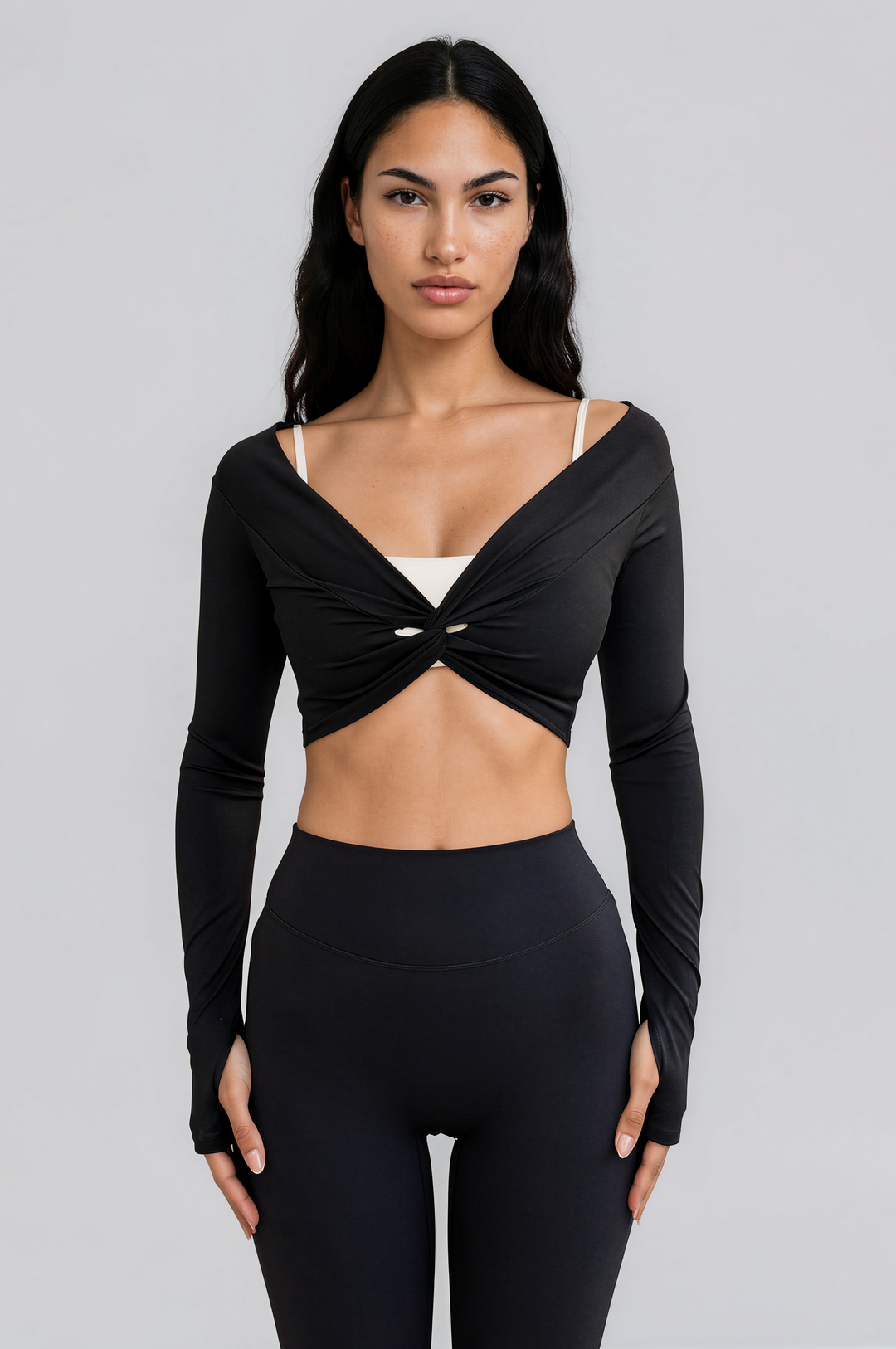 Romy Twist Top (Onyx)