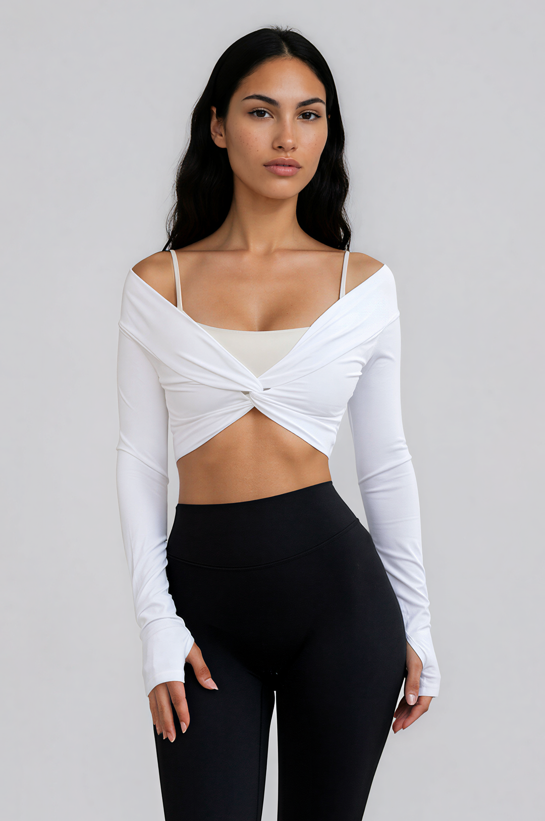 Romy Twist Top (White)